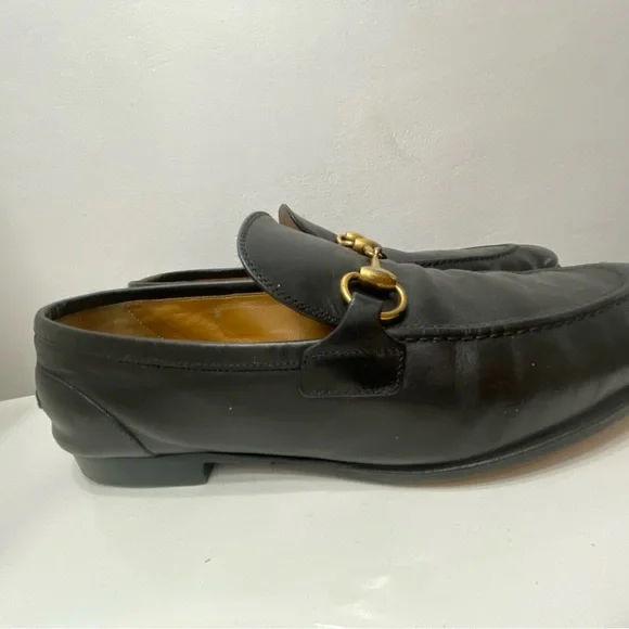 Men's Black Gucci Loafers size 8.5
